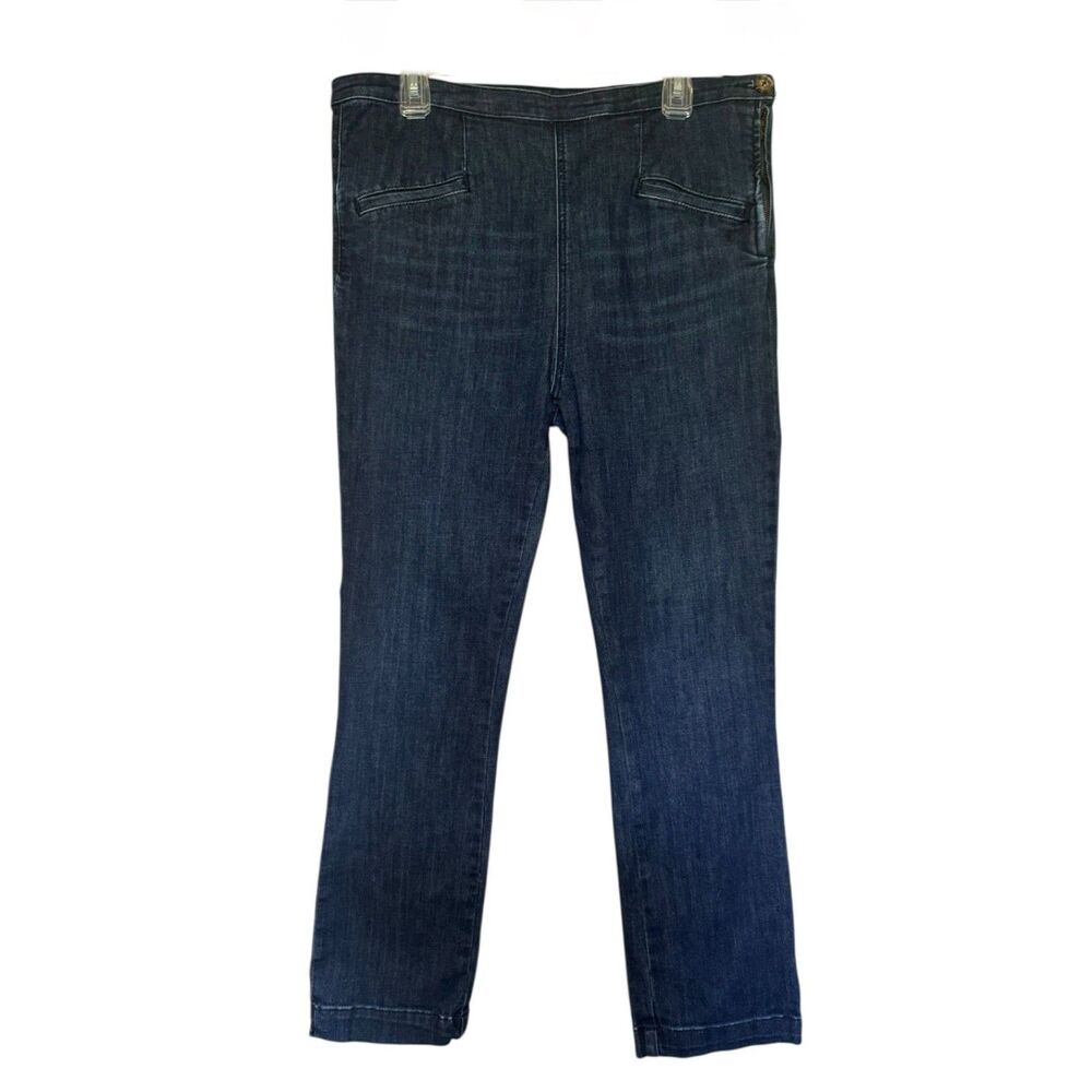 ANTHRO Pilcro women's plus size size 32 tall front pocket straight leg jeans